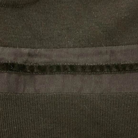 Vintage Moschino Silk & Velvet Striped Wool Sweater